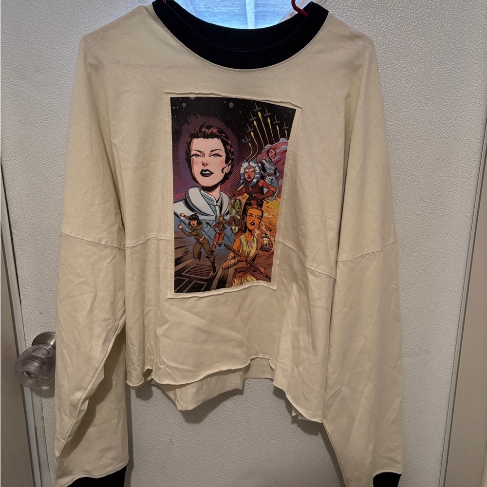 Star Wars Cropped Spirit Jersey XL Cream